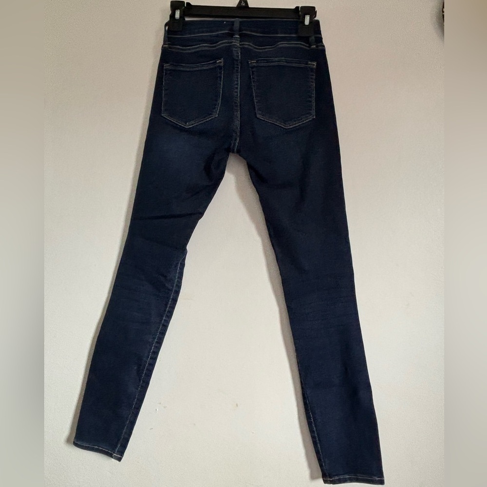Frame Denim Dark Blue Straight Leg Jeans - Picture 3 of 6
